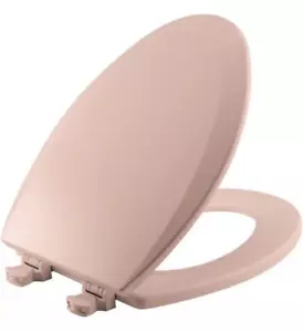 Bemis 1500EC 063 WC-Sitz länglich emailliert Holz vorne geschlossen venezianisch rosa - Bild 1 von 8