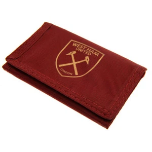 West Ham United FC Wallet Nylon Gold Crest Design Official Product Gift Idea - Picture 1 of 8