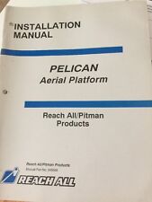 âPelican Aerial Platform Installation Manual 045066 Reach All / Pitmam Products