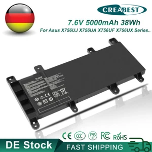 7,6V C21N1515,C21-N1515 5.0Ah Bateria do Asus X756UA,X756UB,X756UX,X756UJ,X756UF - Zdjęcie 1 z 12