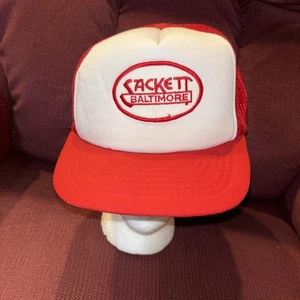 De colección Sackett Baltimore SNAPBACK SOMBRERO GORRA CAMIONERO Logo - Imagen 1 de 7