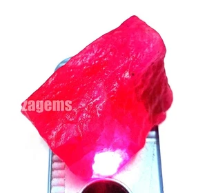 Natural Ruby Rough 288 Ct | EGL Certified | African Pink Uncut Gemstone 5ASD - Picture 1 of 10