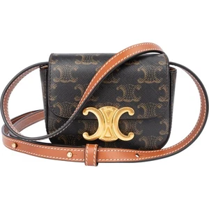 Celine Macadam Monogram Mini Triomphe Crossbody Bag Tasche - Bild 1 von 11
