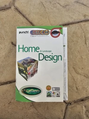 Punch Home & Landscape Design PC Software NexGen Tech Win XP Intel Pentium 3  - Image 1 of 4