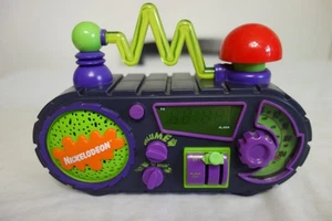 Vintage Nickelodeon Time Blaster Rise & Slime Alarm Clock Tested READ - Picture 1 of 8