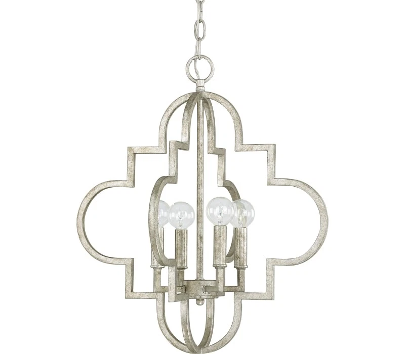 Capital 4541AS Ellis Pendant, 4-Light 240 Total Watts, Antique Silver - Image 1 of 1