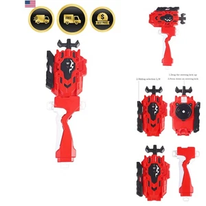 Set lancia e impugnatura Bey Burst per tutti i Bey Battling rosso bidirezionale compatibile L R - Foto 1 di 7