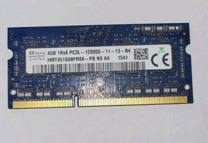 ++TOP++SK Hynix 4GB 1Rx8 PC3L-12800S -11-13-B4 HMT451S6BFR8A-PB SO-DIMM++TOP++ - Bild 1 von 2