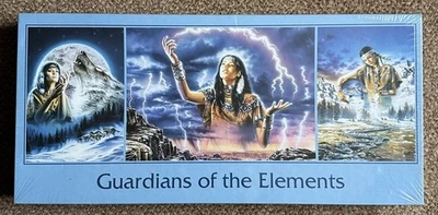  Guardians of the Elements Jigsaw Puzzles 1 x 1000 and 2 x 500 New and Sealed - Image 1 of 2