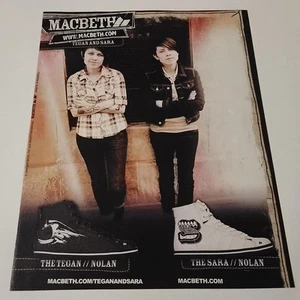 Tegan And Sara MACBETH Ad - Picture 1 of 1