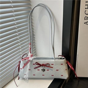 Bow Women's Handbag Large Capacity Versatile Handbag Female Accessory - Picture 1 of 14