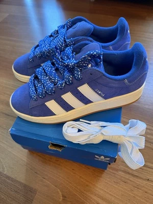 NEW Adidas Campus 00s Blue White Sneakers Size 8.5 Women’s IF9615 NIB - Image 1 of 4