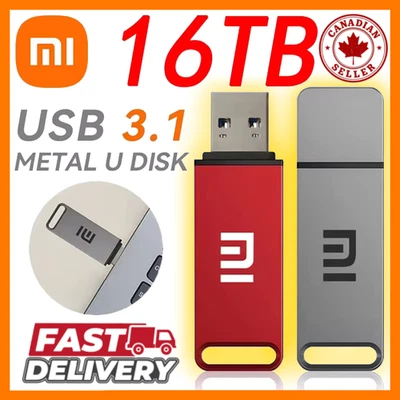 USB 3.0 Flash Drive High Speed Metal Pen Drive 16TB 8TB 4TB 2TB Waterproof - Image 1 of 4