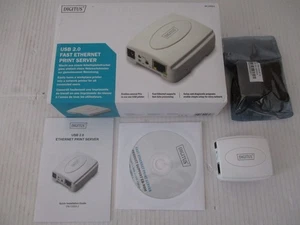 Digitus DN-13003-2 Druckerserver Printserver USB, LAN bis 100 Mbps- - Bild 1 von 7