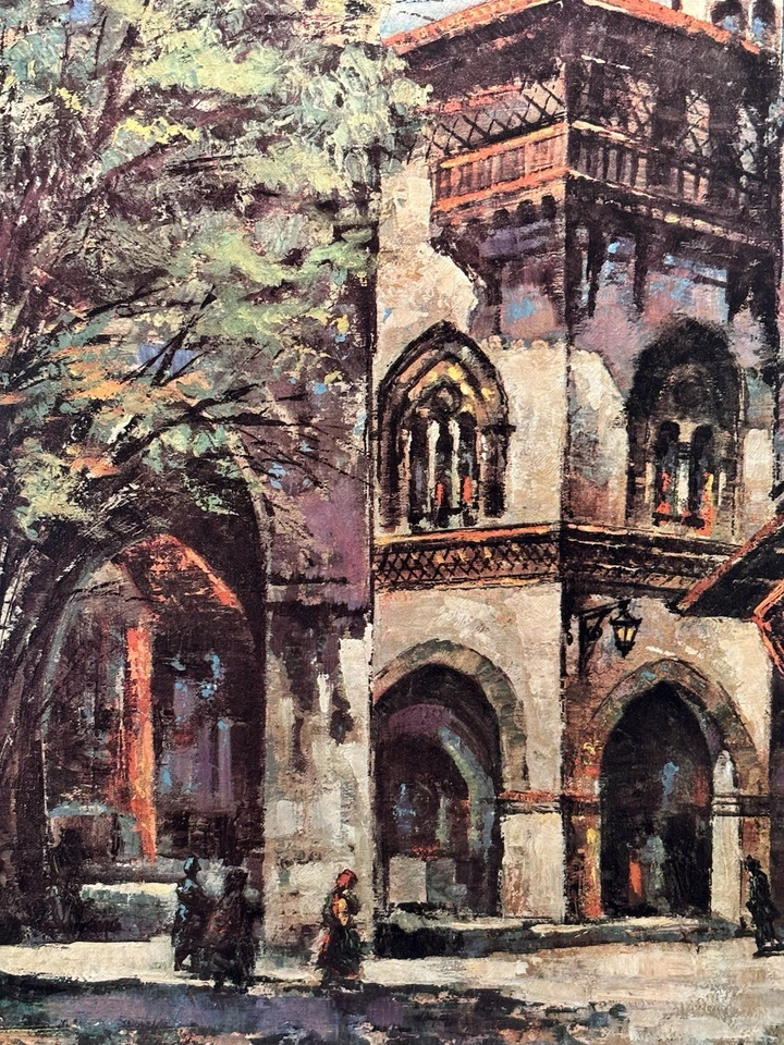 GRANDE Decoración Artística España Enmarcada, “Sevilla” Peter Peiper, Regalos Bellas Artes Raros De Colección Foto 1 de 4