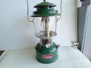 COLEMAN CAMPING LANTERN 220 J FUEL DBL DUAL MANTLE NO BOX 1976 NICE - Picture 1 of 15