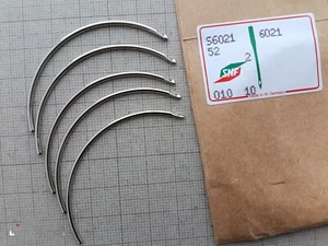 5Curved Hook Needles Rapid Stitch 6021 S=52 (Thin)HN 82/52 Landis Mc Kay Gateway - Picture 1 of 7