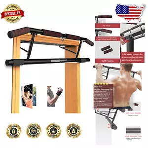 Ergonomic Pull Up Bar with Multi-Angle Grip – 400 lbs Capacity for Home Gyms - Picture 1 of 8