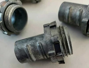 1/2 Zoll Einschraubverbinder Flexibles Metallrohr Regal 672 - 10 Stück   - Bild 1 von 1