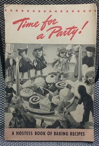 1940 Party Time Hostess General Food Dolls Vintage Recipe Booklet Cookbook - Picture 1 of 12