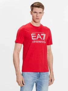 MAGLIA T SHIRT MAGLIE UOMO EMPORIO ARMANI 3RPT81 PJM9Z 1451 ROSSO ORIGINALE PE - Picture 1 of 5