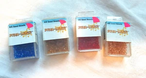 Dyna-Mites Transparent 6/0 Seed Beads 40 grams Lot of 4 - Picture 1 of 3