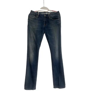7 For All Mankind Women's Kimmie Straight Leg Medium Wash Denim Jeans Size 24 - Picture 1 of 9