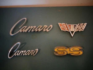 VINTAGE CHEVY CAMARO SS EMBLEMS LOT - Picture 1 of 5