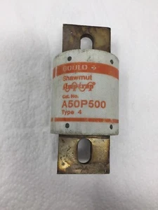 Shawmut AmpTrap A50P500 Type 4 Fuse 500 Amps 500 VAC - Picture 1 of 2