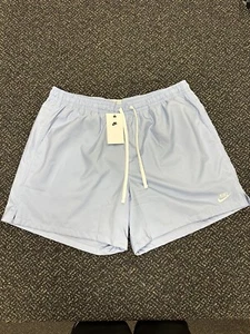 Nike Shorts Men's XXL Sportswear Woven Casual Lifestyle Gym Flow Lined Blue - Picture 1 of 2