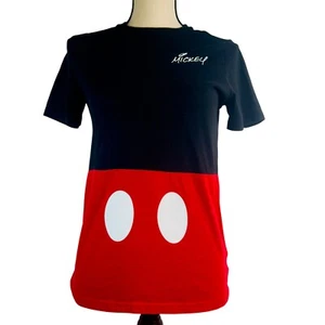 Mickey Mouse T-Shirt Graphic Print Short Sleeve Kids Top - Picture 1 of 15