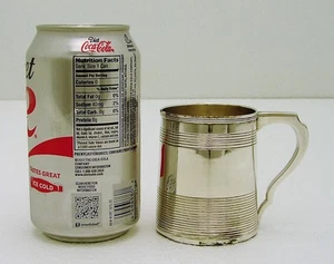 English Sterling Silver Cup Mug Hallmarked London 1802-3 & Maker's mark - Picture 1 of 9