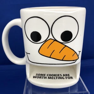 Snowman Cookie Mug Enesco Some Cookies are Worth Melting For OUR NAME IS MUD - Picture 1 of 13