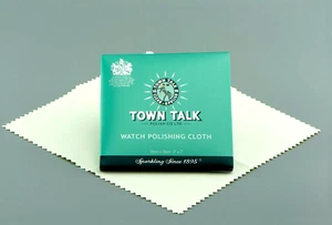 Town Talk Microfibre WATCH Polishing Cleaning Cloth standard 18cm x 18cm - Picture 1 of 4