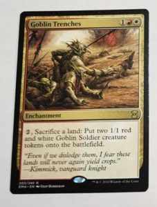 Magic The Gathering Goblin Trenches 203 EMA Eternal Masters Raro LP x1 - Imagen 1 de 2