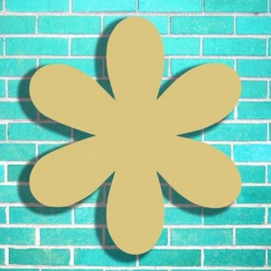 Holz Gänseblümchenform, unfertige Form, Holzausschnitt, Holz überstreichbar Basteln - Bild 1 von 1