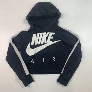 Women’s Nike Air Cropped Hoodie, Grey, Large - Picture 1 of 2