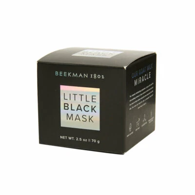 NUEVO EN CAJA Beekman 1802 Pequeña Máscara Negra Leche de Cabra Barro Mar Muerto 2.5 OZ Foto 1 de 4