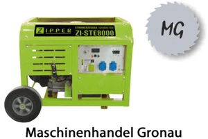 Zipper Stromerzeuger ZI-STE8000 - Notstromaggregat, Generator, Notstrom - Bild 1 von 2