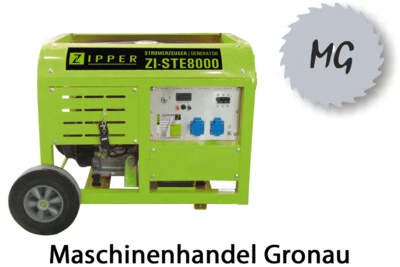 Zipper Stromerzeuger ZI-STE8000 - Notstromaggregat, Generator, Notstrom - Bild 1 von 2