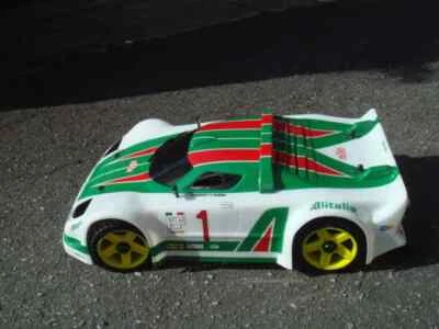 0116 -  Body RC scala 1/8 LANCIA STRATOS + alettone/WING - Immagine 1 di 4