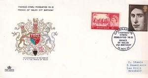 GB 1969 Prince of Wales 21st Birthday Cover Caernarvon Castle 5/- - Picture 1 of 1