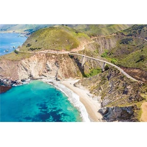 Big Sur Wall Art Print, Bixby Bridge Photography, Highway 1 California, Hwy One - Picture 1 of 6