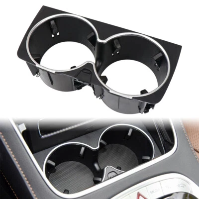 Center Console Drinks Cup Holder Black For Mercedes Benz W222 S-Class 2018-2020 Foto 1 de 4