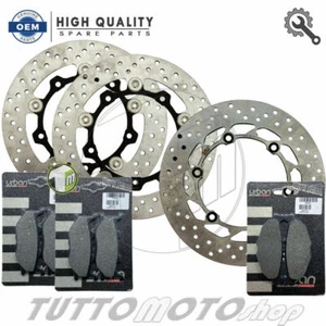 KIT DISCHI ANT. + POST. + PASTIGLIE BRAKING YAMAHA T-MAX 500 2006 2007 TMAX - Foto 1 di 6