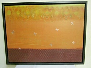 Aleah Koury Original "Abstract Land" Signed and Framed - Picture 1 of 12