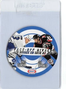 1999-00 Kraft Face Off Rivals Factory Set #1 Mats Sundin/Stu Barnes - Picture 1 of 2