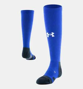 Under Armour Team Sports Soccer Over Calf Socks, Youth 13.5-4.5, Royal Blue S8 - Picture 1 of 4