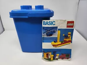 LEGO BASIC SET 120438 1985 SET PLUS MORE Blue Bin - Picture 1 of 9