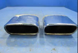 02-03 BMW X5 E53 4.6is Chrome Stainless Steel Exhaust Tips Factory OEM 3935 - Picture 1 of 7